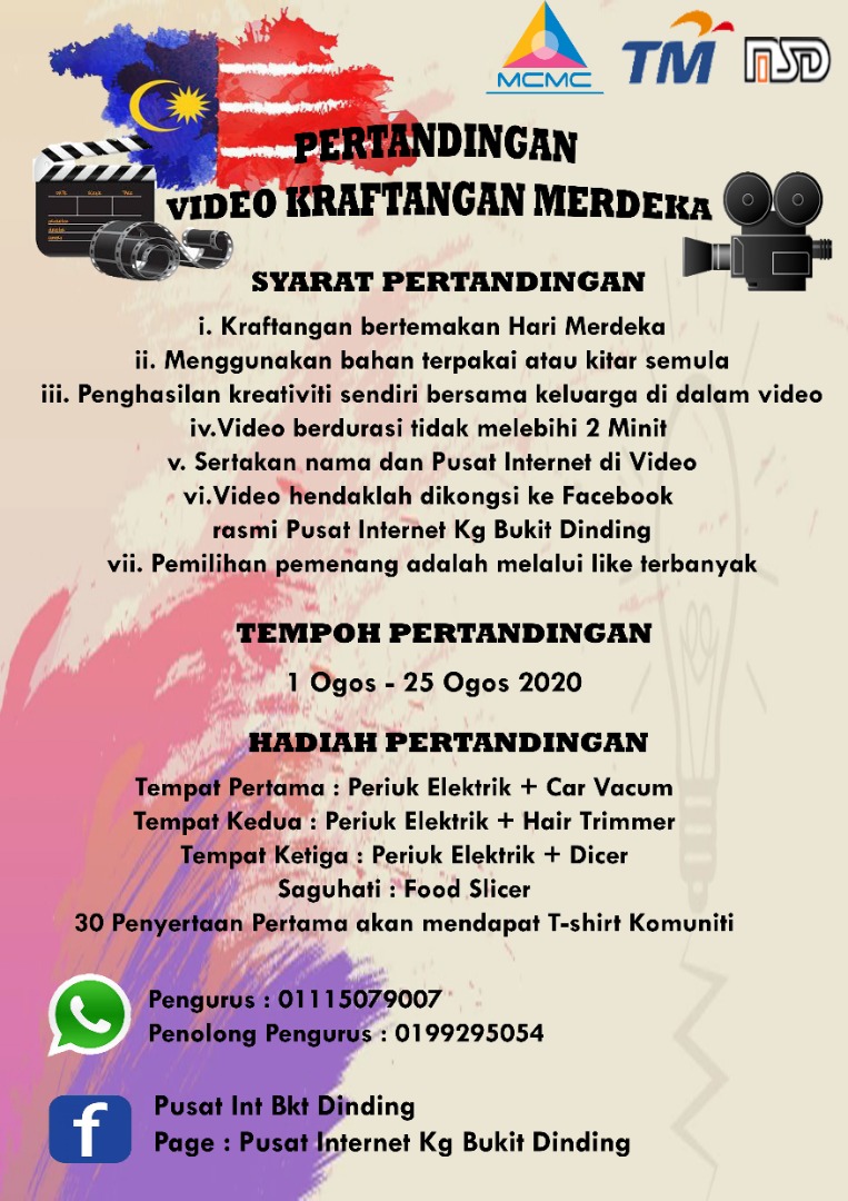 Poster Video Kraftangan Merdeka New Edit
